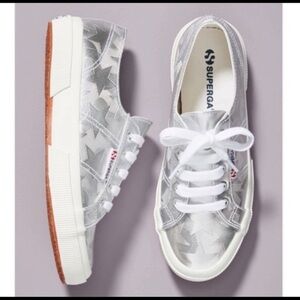 Superga Metallic Star Sneakers